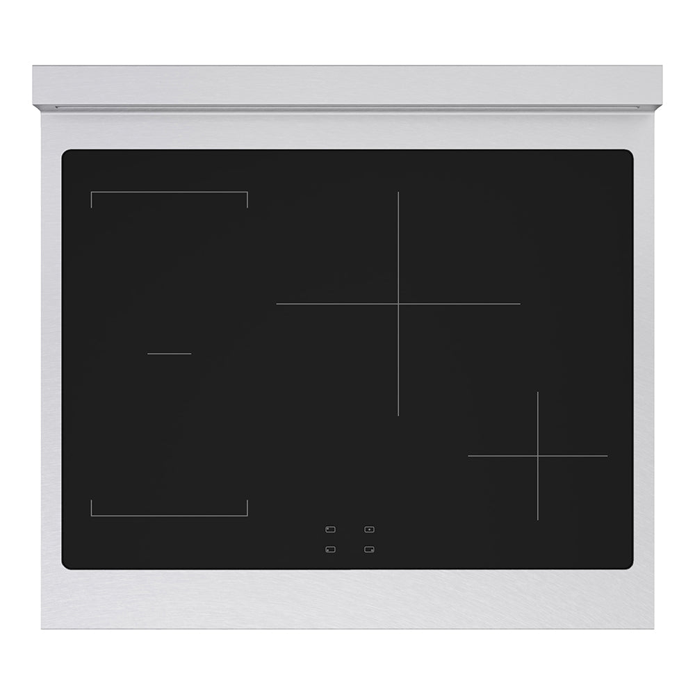 ZLINE Autograph Edition 30 in. 4.2 cu. ft. Paramount Induction Range with 4 Element Cooktop and Electric Convection Oven in Satin Stainless Steel with Champagne Bronze Accents (SINRSZ-30-CB)