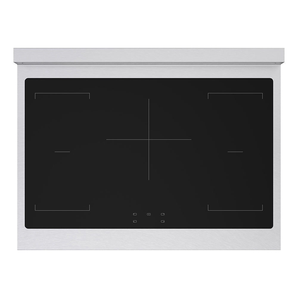 ZLINE Autograph Edition 36 in. 5.2 cu. ft. Paramount Induction Range with 5 Element Cooktop and Electric Convection Oven in Satin Stainless Steel with Polished Gold Accents (SINRSZ-36-G)