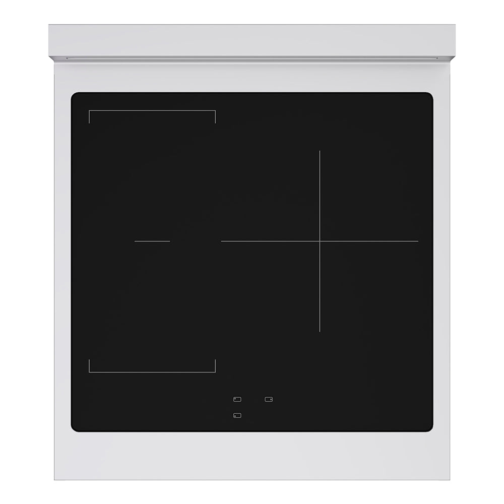 ZLINE 24 in. 3.2 cu. ft. Paramount Induction Range with 3 Element Cooktop and Electric Convection Oven in Satin Stainless Steel (SINRS-24)