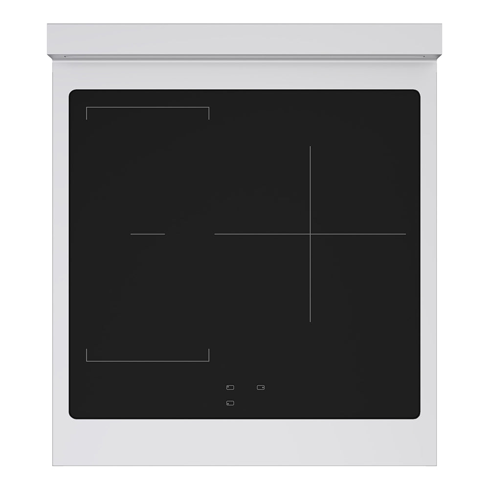 ZLINE 24 in. 3.2 cu. ft. Paramount Induction Range with 3 Element Cooktop and Electric Convection Oven in Satin Stainless Steel (SINRS-24)