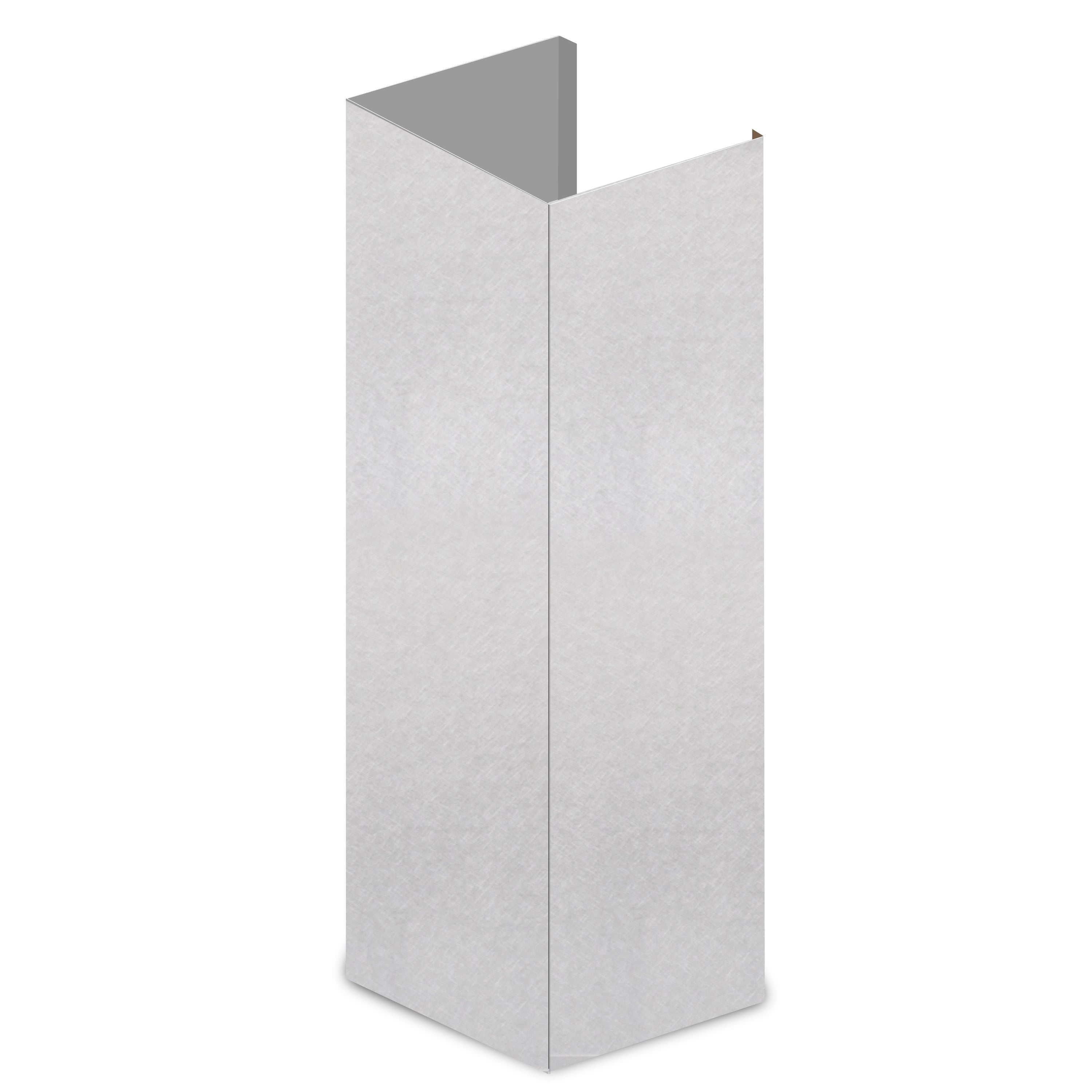 ZLINE 61 in. Satin Stainless Steel Chimney Extension for Ceilings up to 12.5 ft. (8KL3S-E)