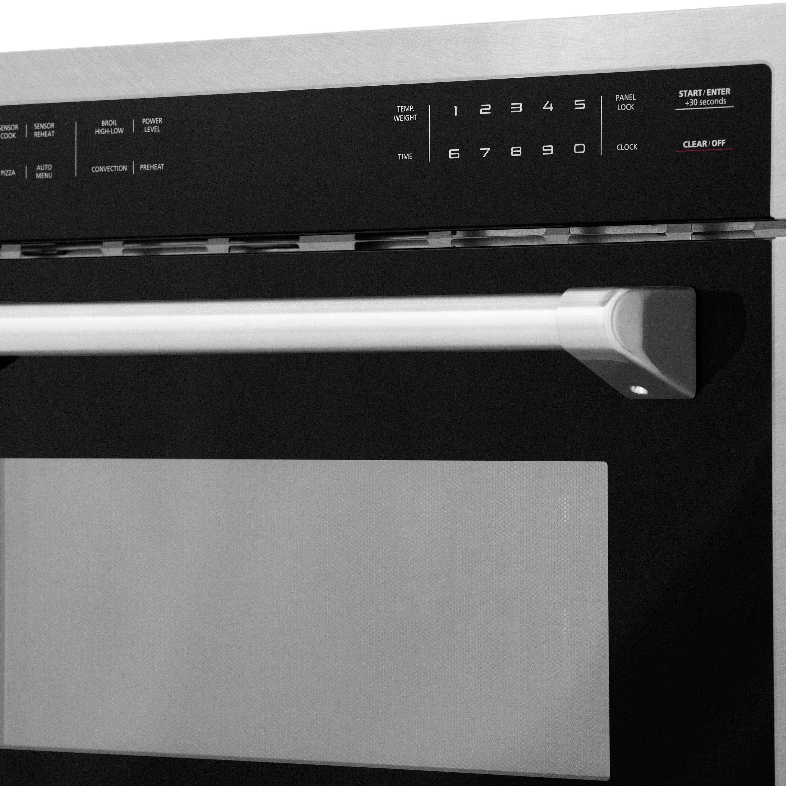 ZLINE 24" 1.6 cu ft. Built-in Convection Microwave Oven in Fingerprint Resistant with Speed and Sensor Cooking