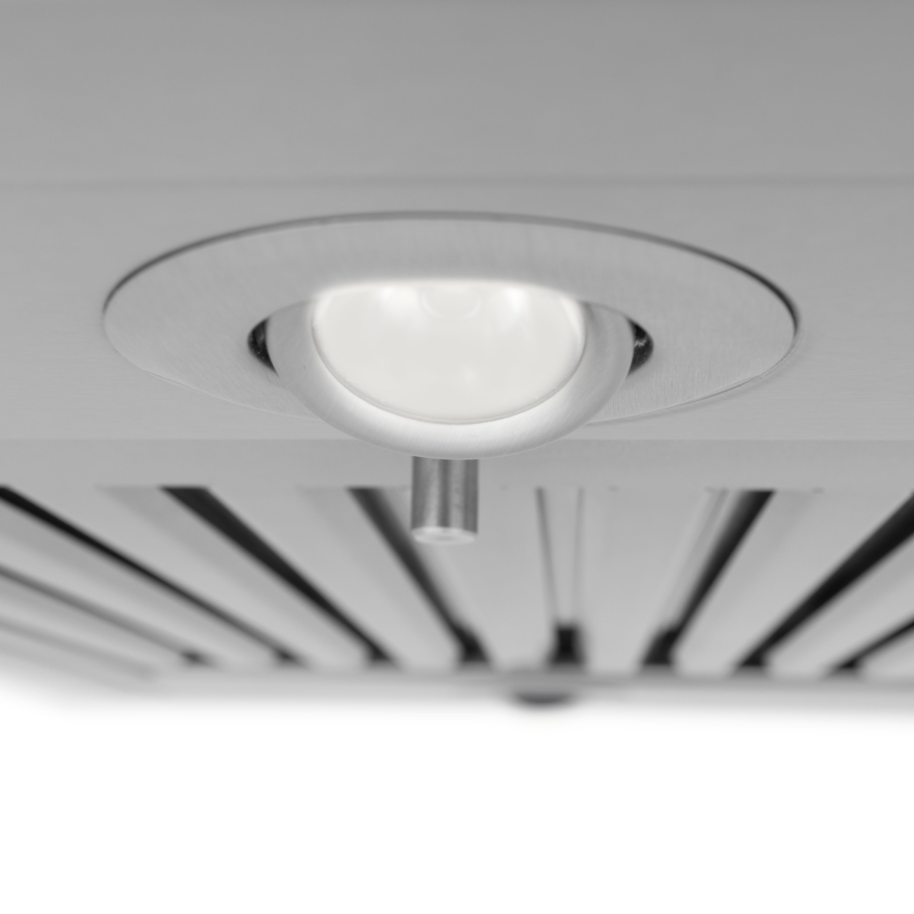 36" ZLINE CrownSoundâ¢Ducted Vent Island Mount Range Hood in Stainless Steel with Built-in Bluetooth Speakers (GL2iCRN-BT-36)