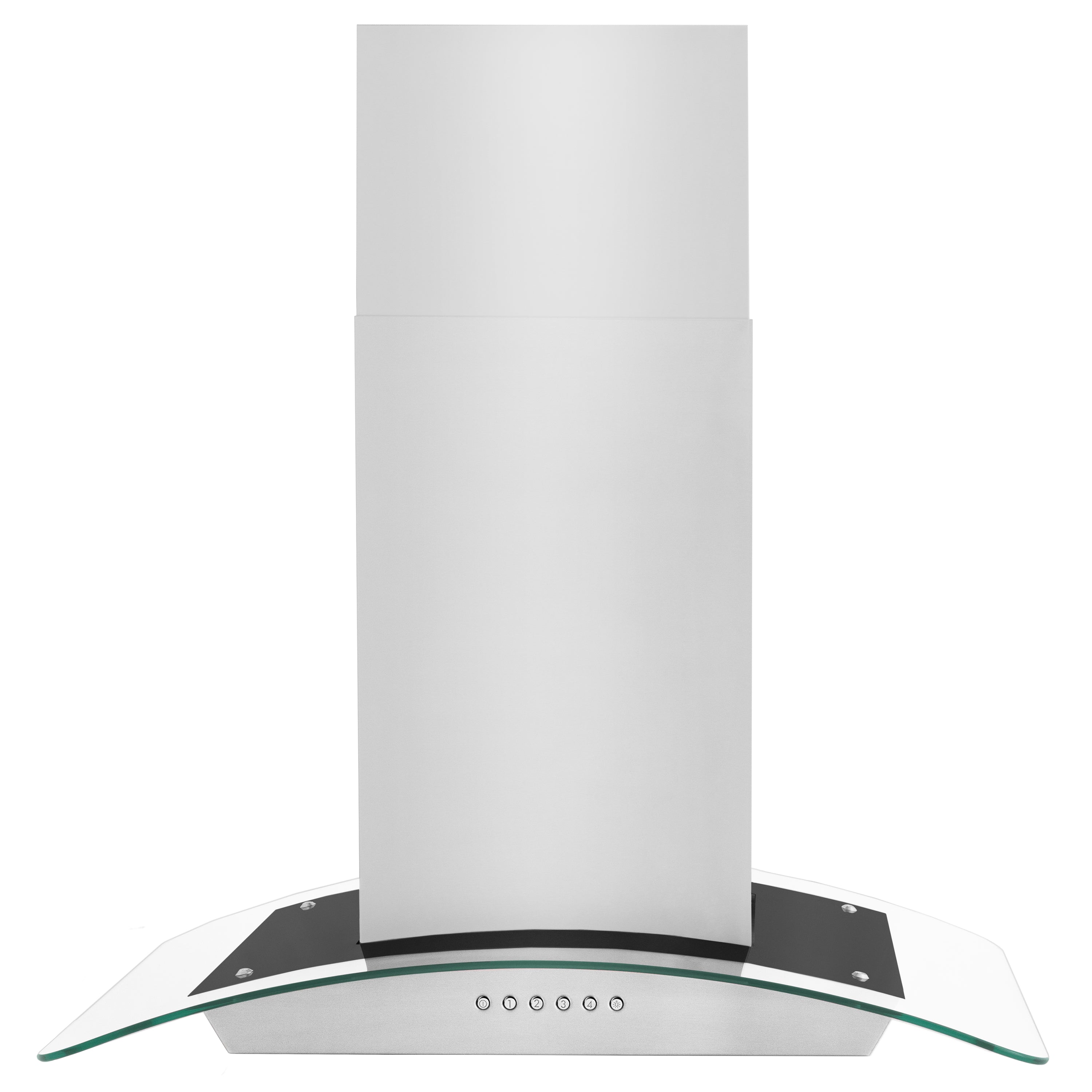 ZLINE 30â Alpine Series Convertible Island Mount Range Hood in Stainless Steel with Remote Control, LED lighting, and Dishwasher-Safe Baffle Filters (ALP70IS-30)