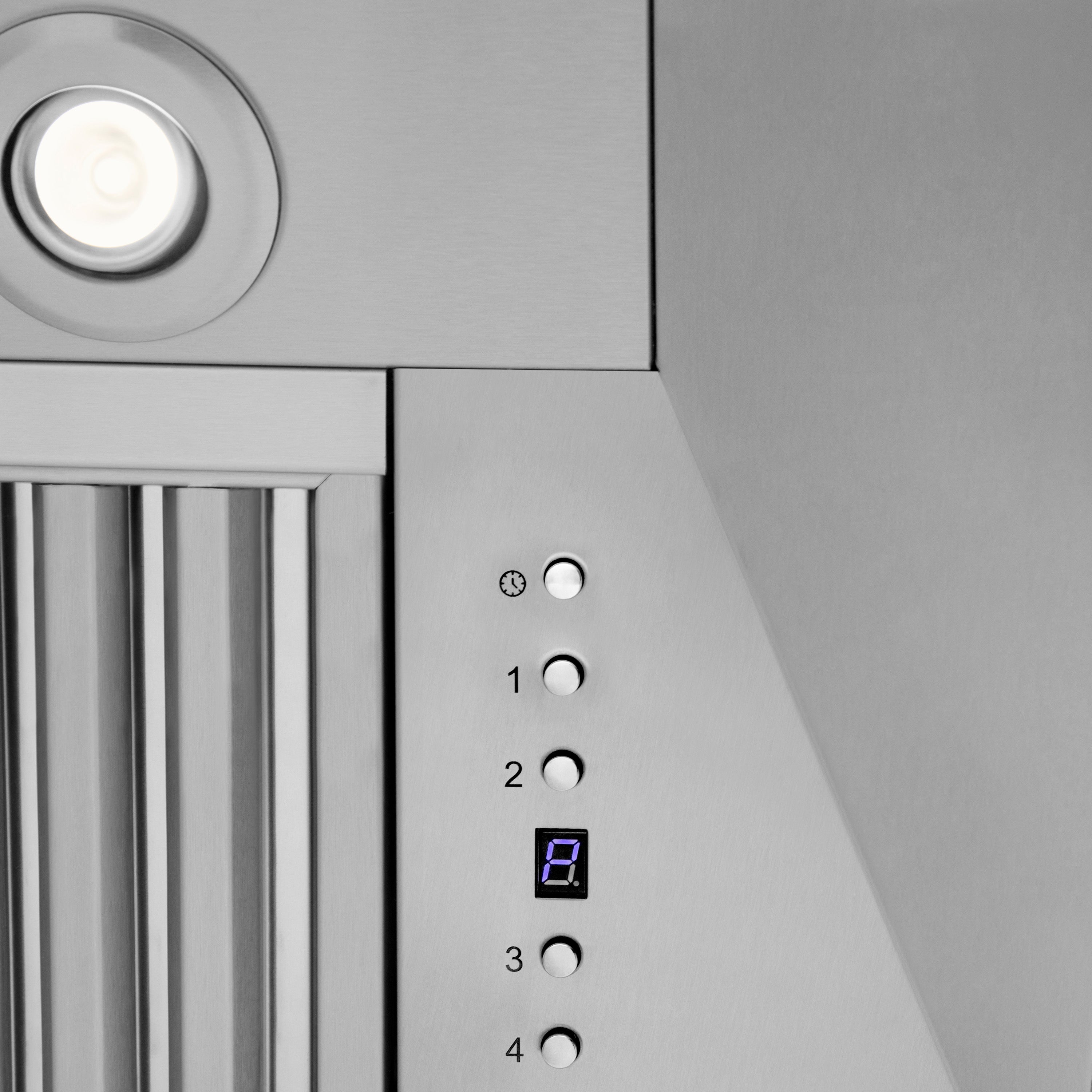 ZLINE 30" Professional Convertible Vent Wall Mount Range Hood in Stainless Steel (597-30)