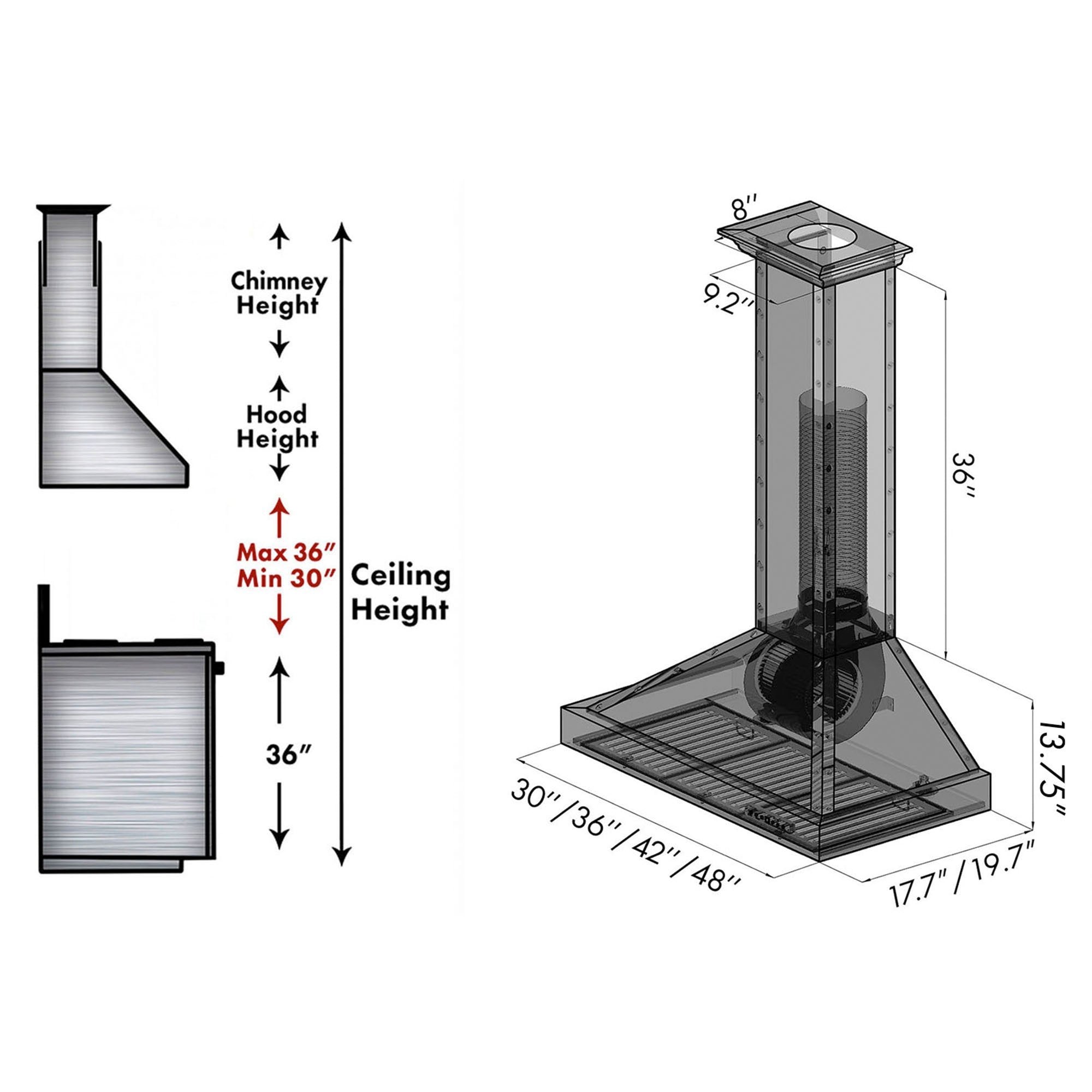Z-line Range Hoods model KB-36