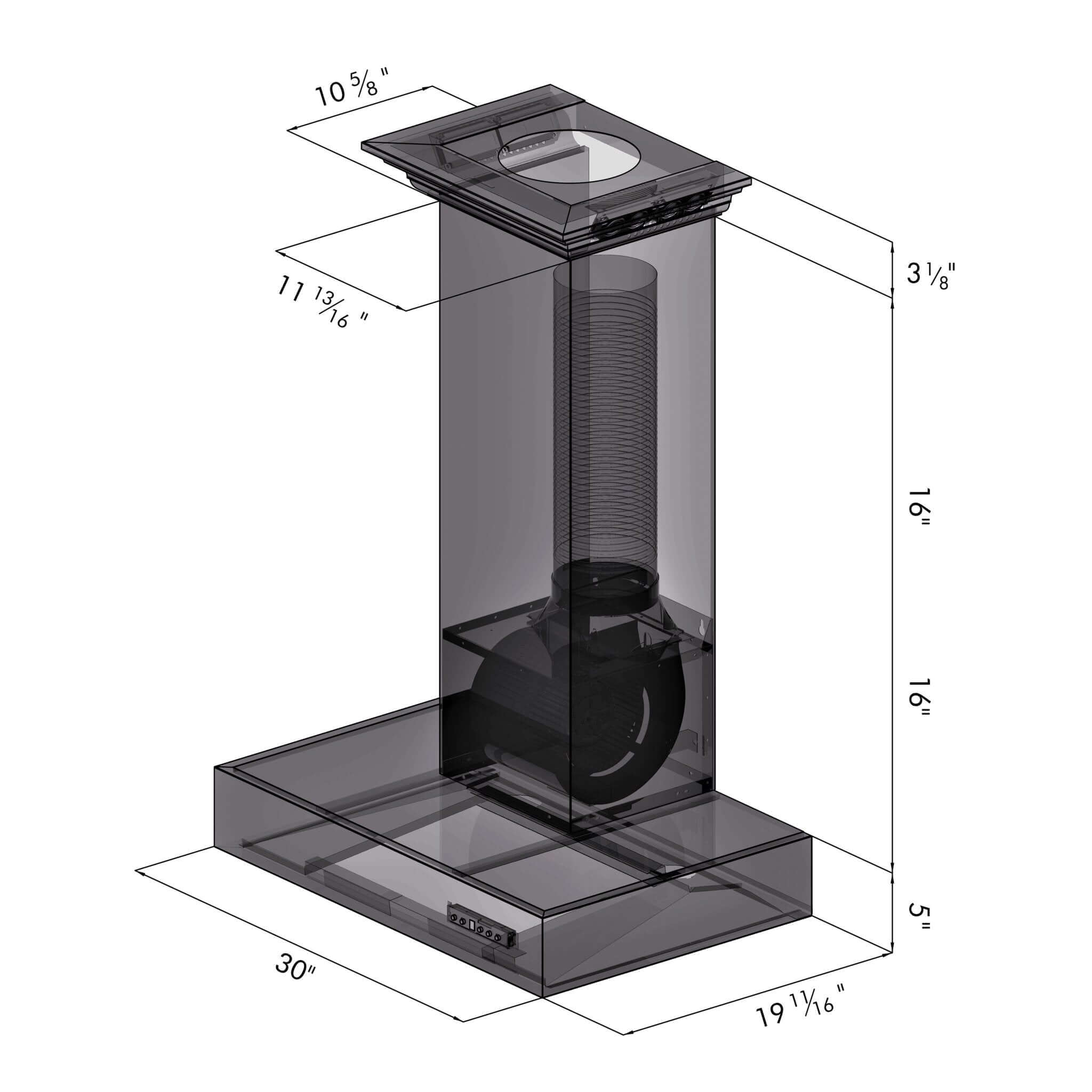 Z-line Range Hoods model KE2iCRN-BT-42