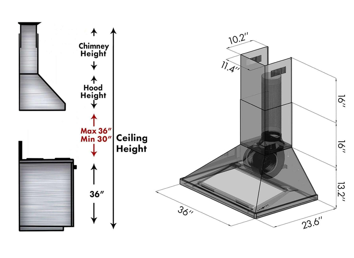Z-line Range Hoods model 695-RD-28