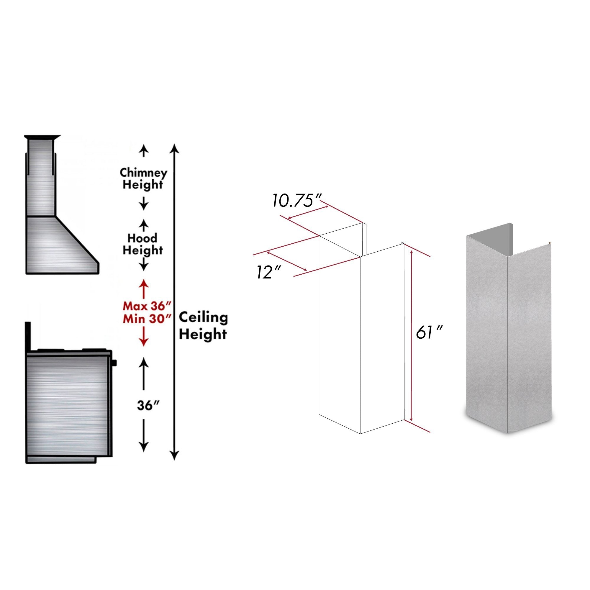 Z-line Range Hoods model 8KBS-30