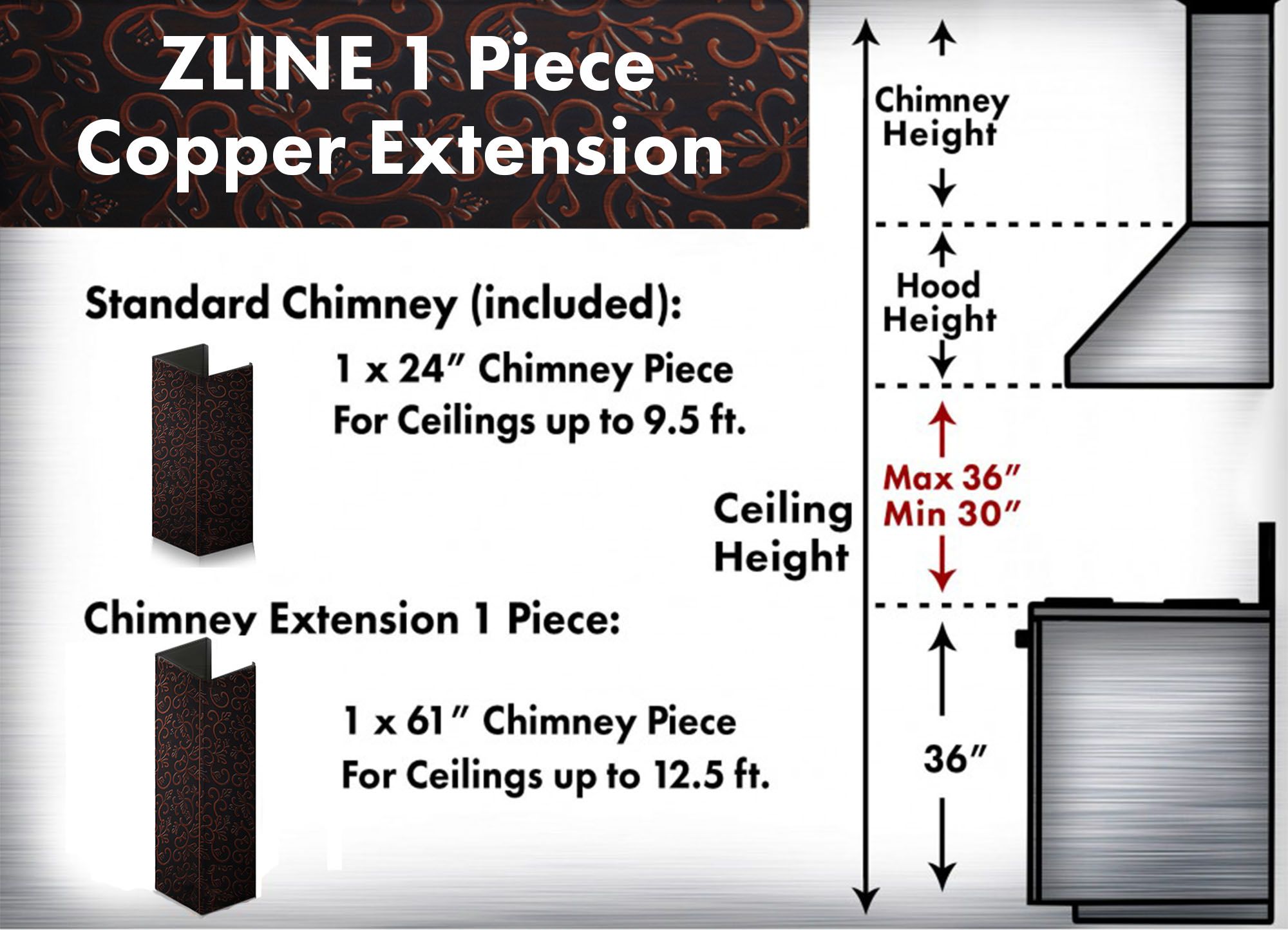 Z-line Range Hoods model 8667B-30