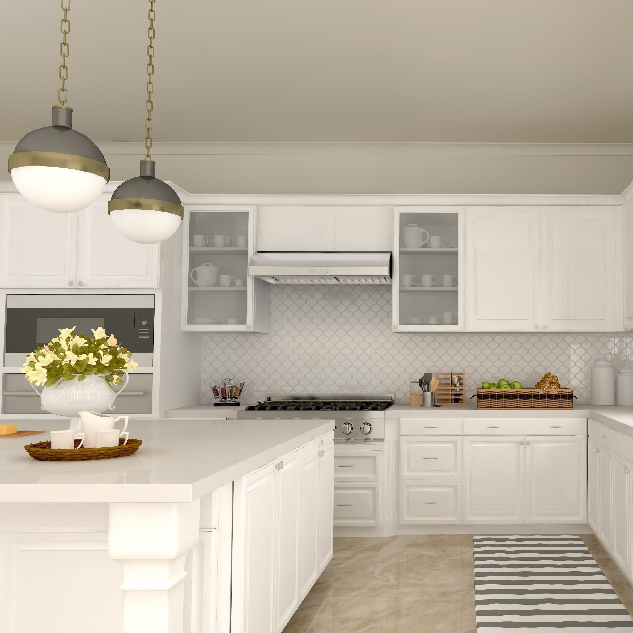 ZLINE Ducted Under Cabinet Range Hood in Stainless Steel (627-30)