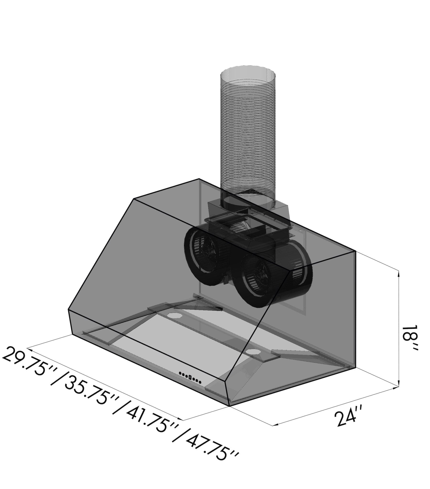 Z-line Range Hood Accessories model 8667B-E