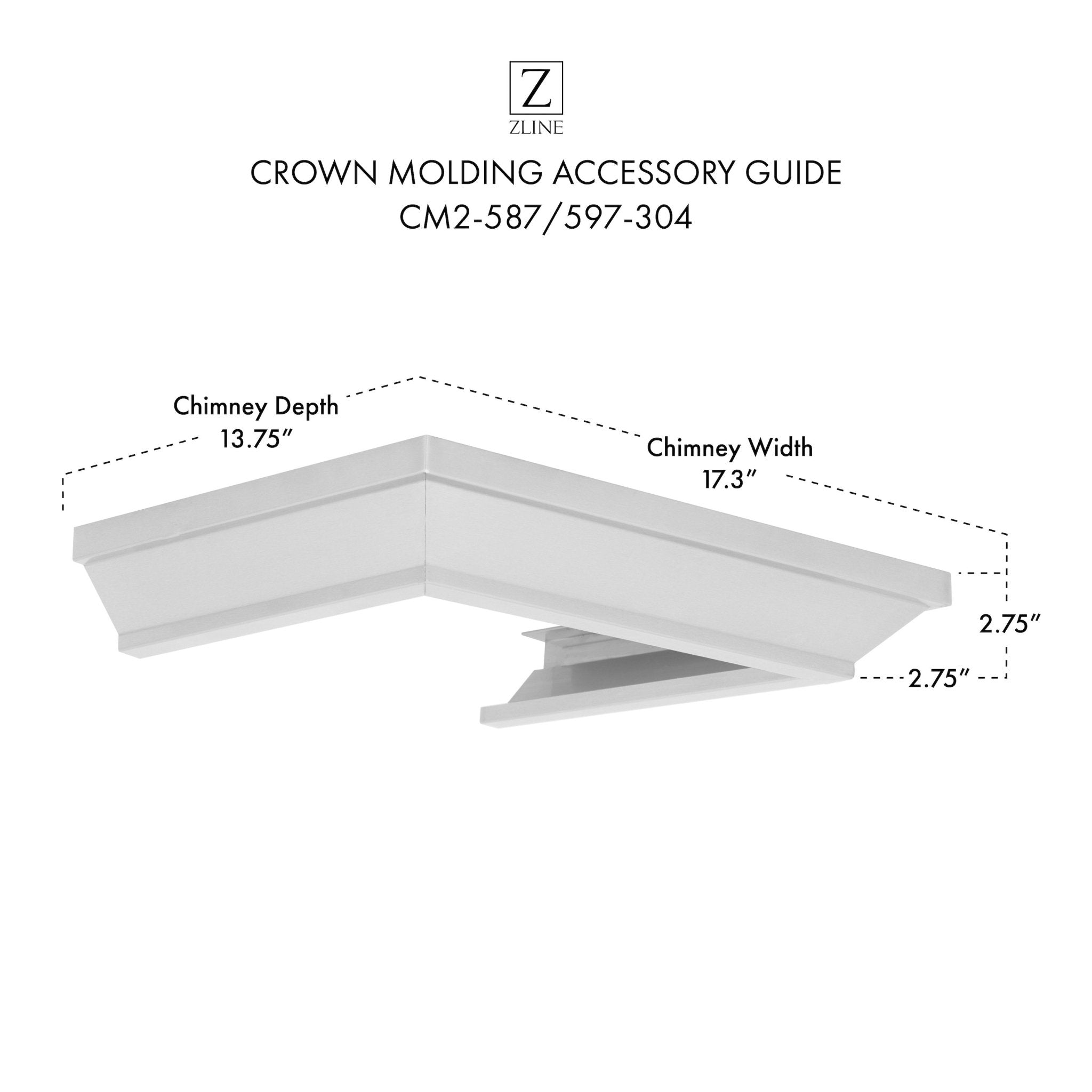 Z-line Range Hood Accessories model CM1-455/476/477/667/697