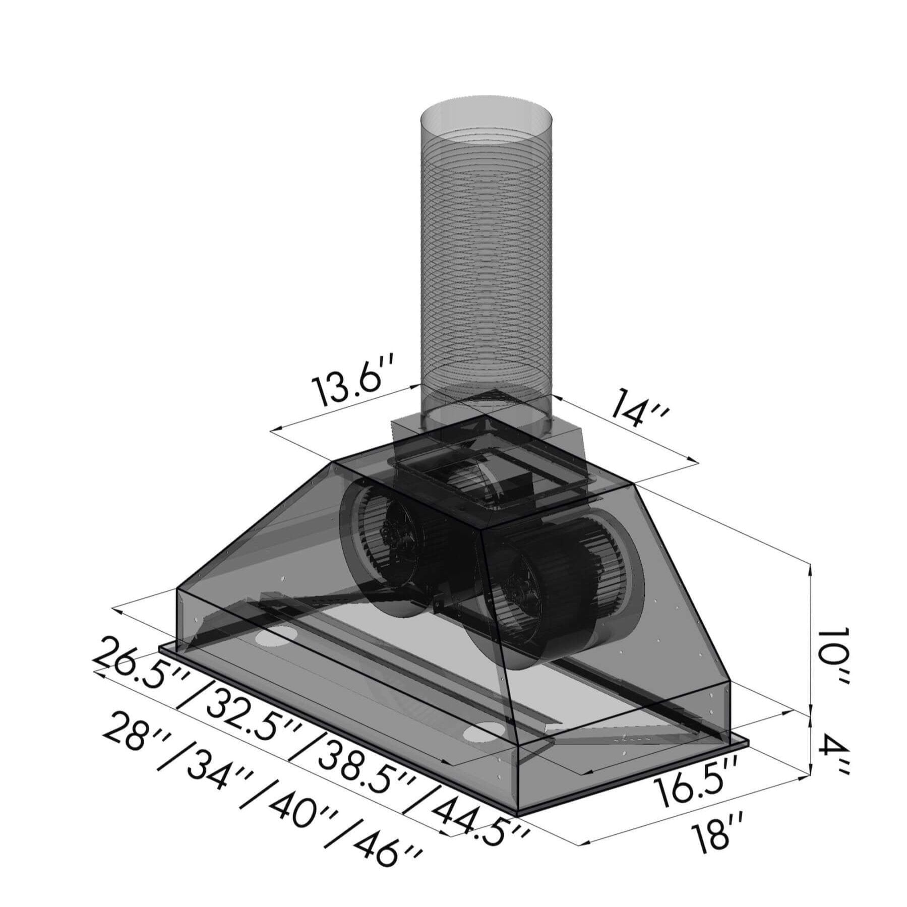 Z-line Range Hoods model 697CRN-BT-54