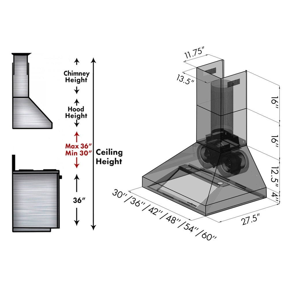 Z-line Range Hoods model 695-RS-40-400