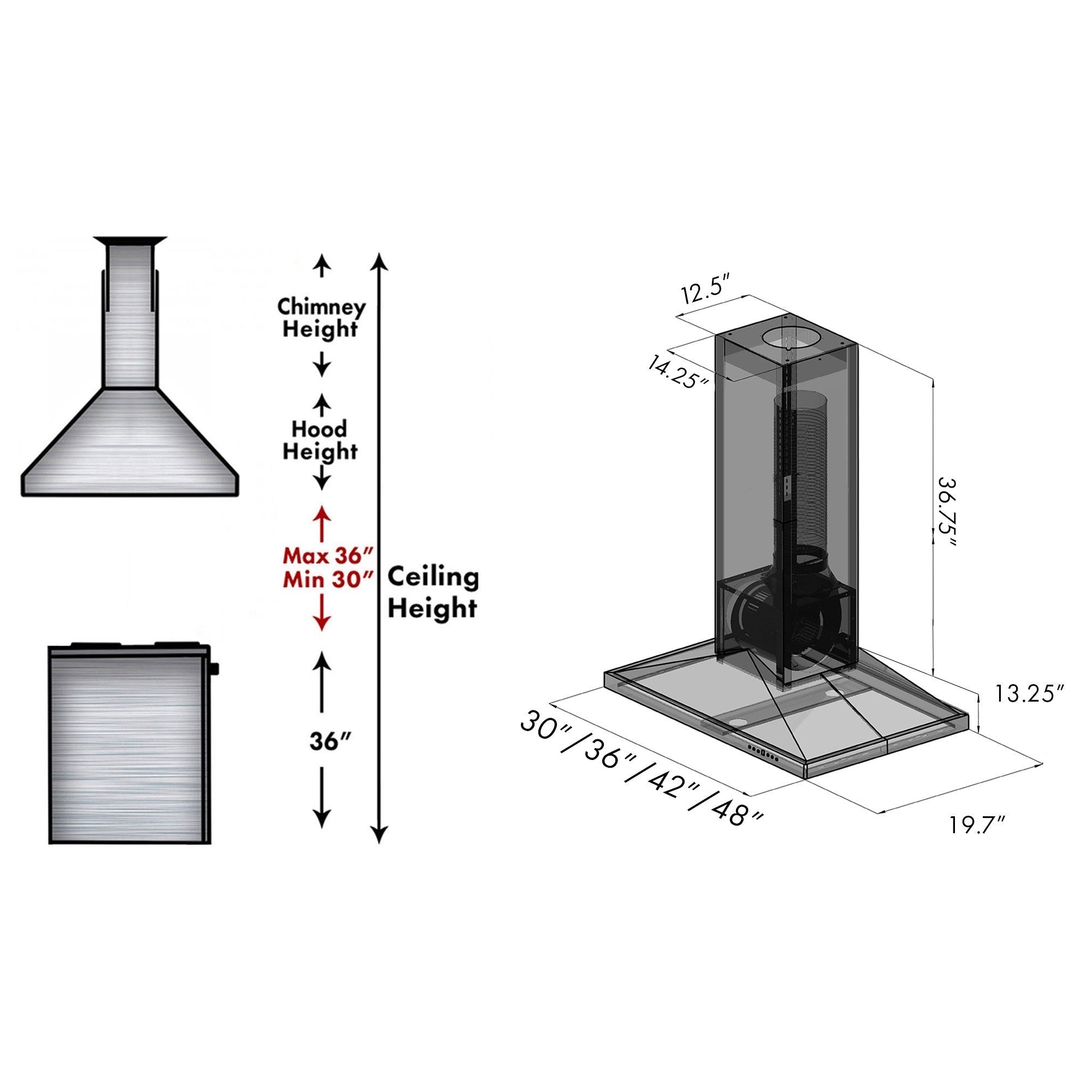 Z-line Range Hoods model KBCRN-36