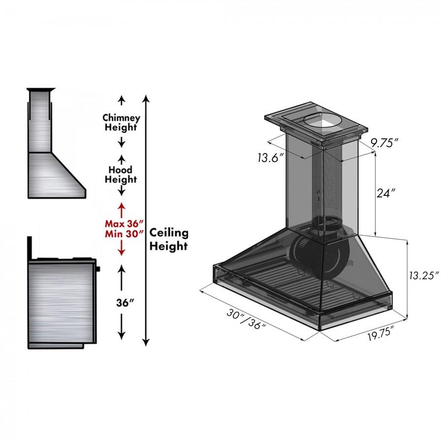 Z-line Range Hoods model KN4-48