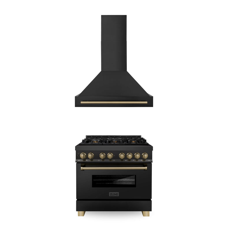 Z-line Kitchen Packages model 2AKP-RABRH36-CB