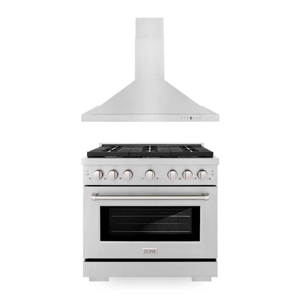 Z-line Kitchen Packages model 2KP-SGRRH36