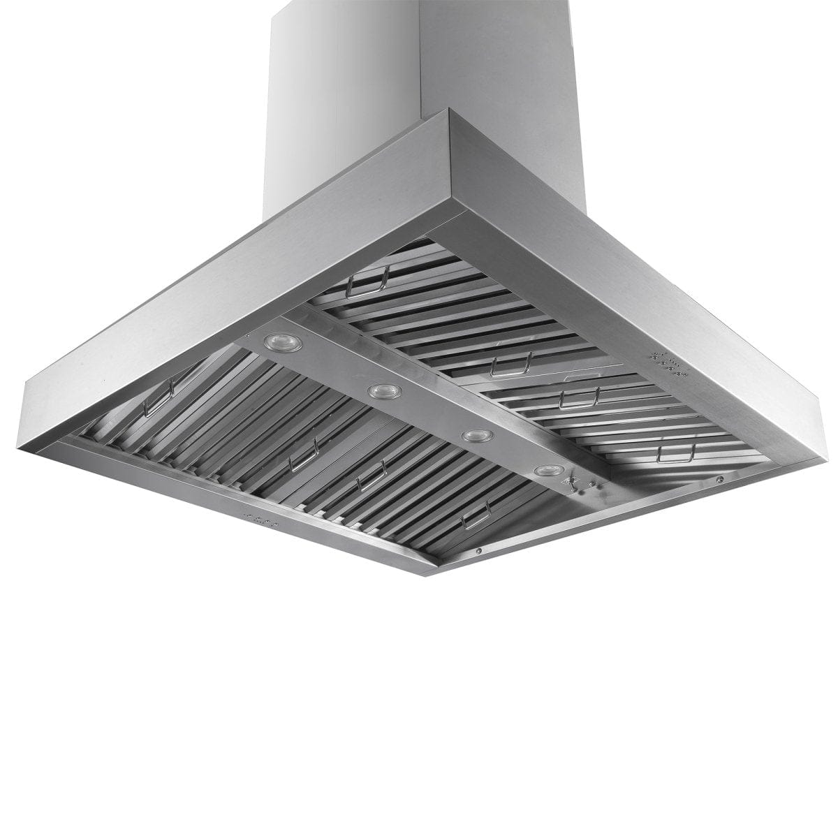 The Proline PLJI 103 Range Hood features dual motors, lights, sleek steel finish; see more at ProlineRangeHoods.com.