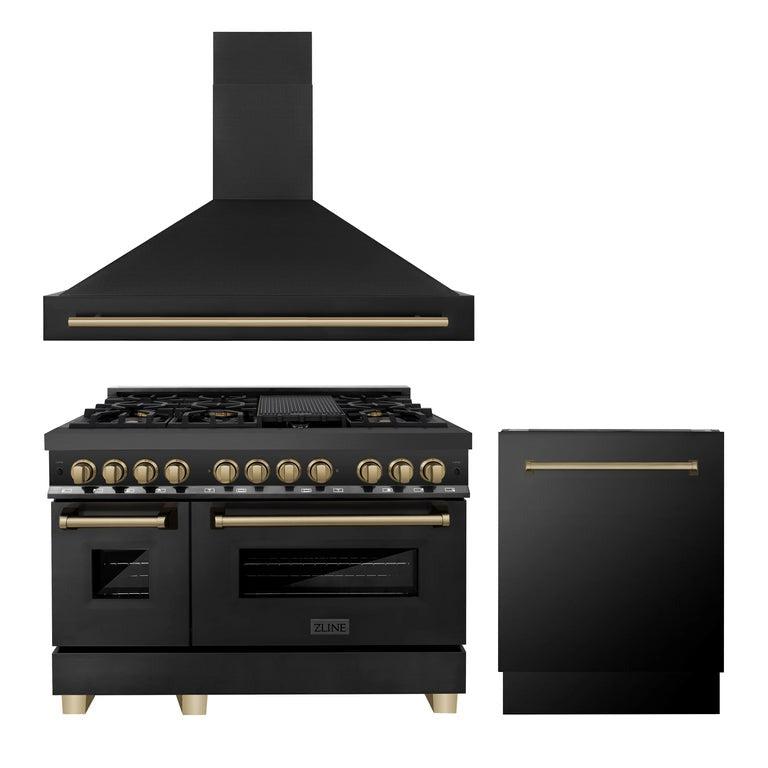 Z-line Kitchen Packages model 3AKP-RABRHDWV48-CB