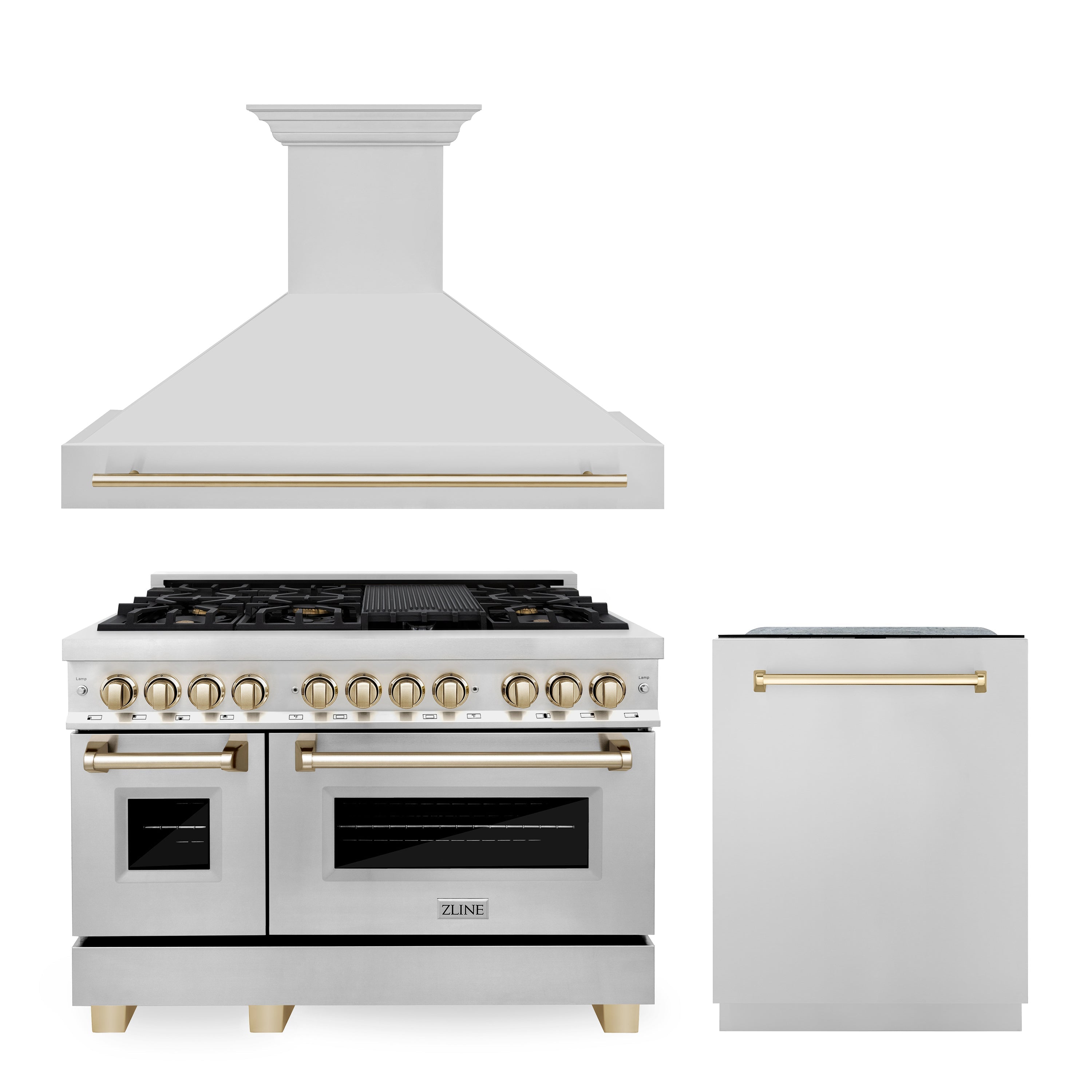 Z-line Kitchen Packages model 3AKP-RARHDWM48-CB