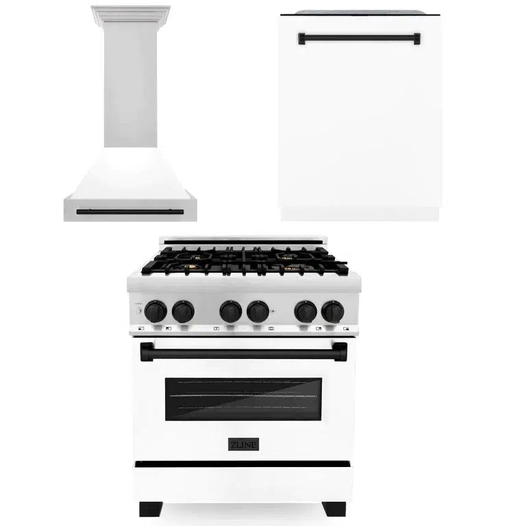 Z-line Kitchen Packages model 3AKP-RAWMRHDWM30-MB