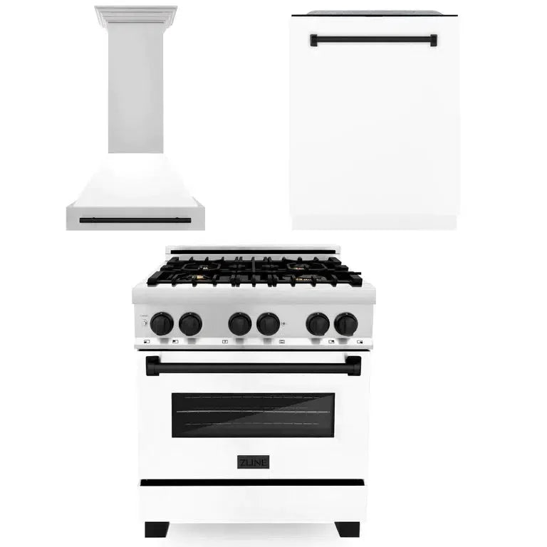 Z-line Kitchen Packages model 3AKP-RARHDWM30-MB