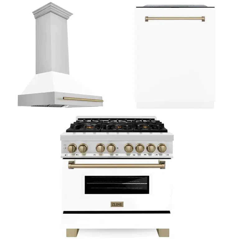 Z-line Kitchen Packages model 3AKP-RAWMRHDWM36-CB