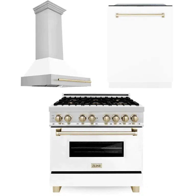 Z-line Kitchen Packages model 3AKP-RAWMRHDWM36-G