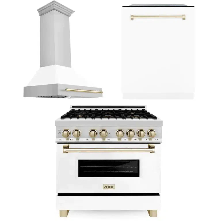 Z-line Kitchen Packages model 3AKP-RARHDWM36-G