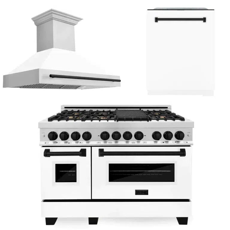 Z-line Kitchen Packages model 3AKP-RAWMRHDWM48-MB