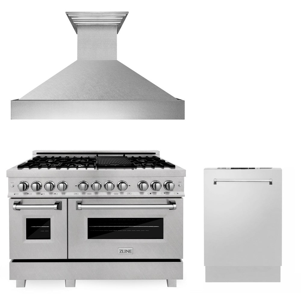 Z-line Kitchen Packages model 3KP-RASRH48-DW