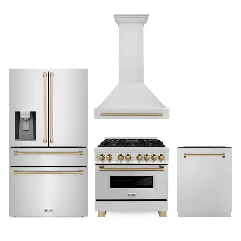 Z-line Kitchen Packages model 4AKPR-RARHDWM36-CB