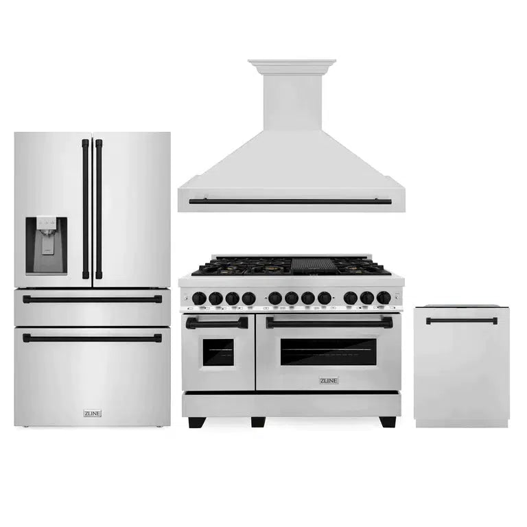 Z-line Kitchen Packages model 4AKPR-RARHDWM48-MB