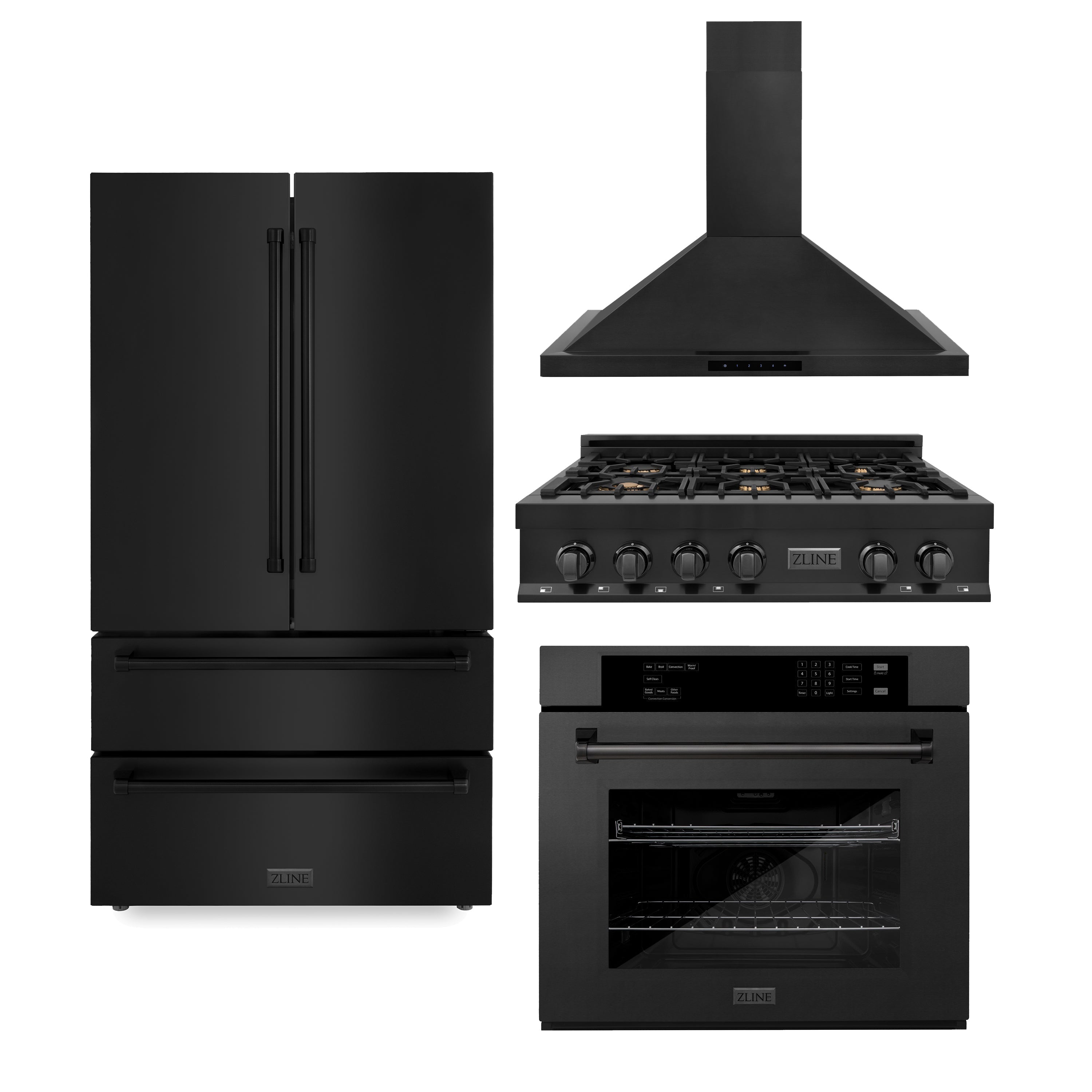 Z-line Kitchen Packages model 4KPR-RTBRH36-AWS