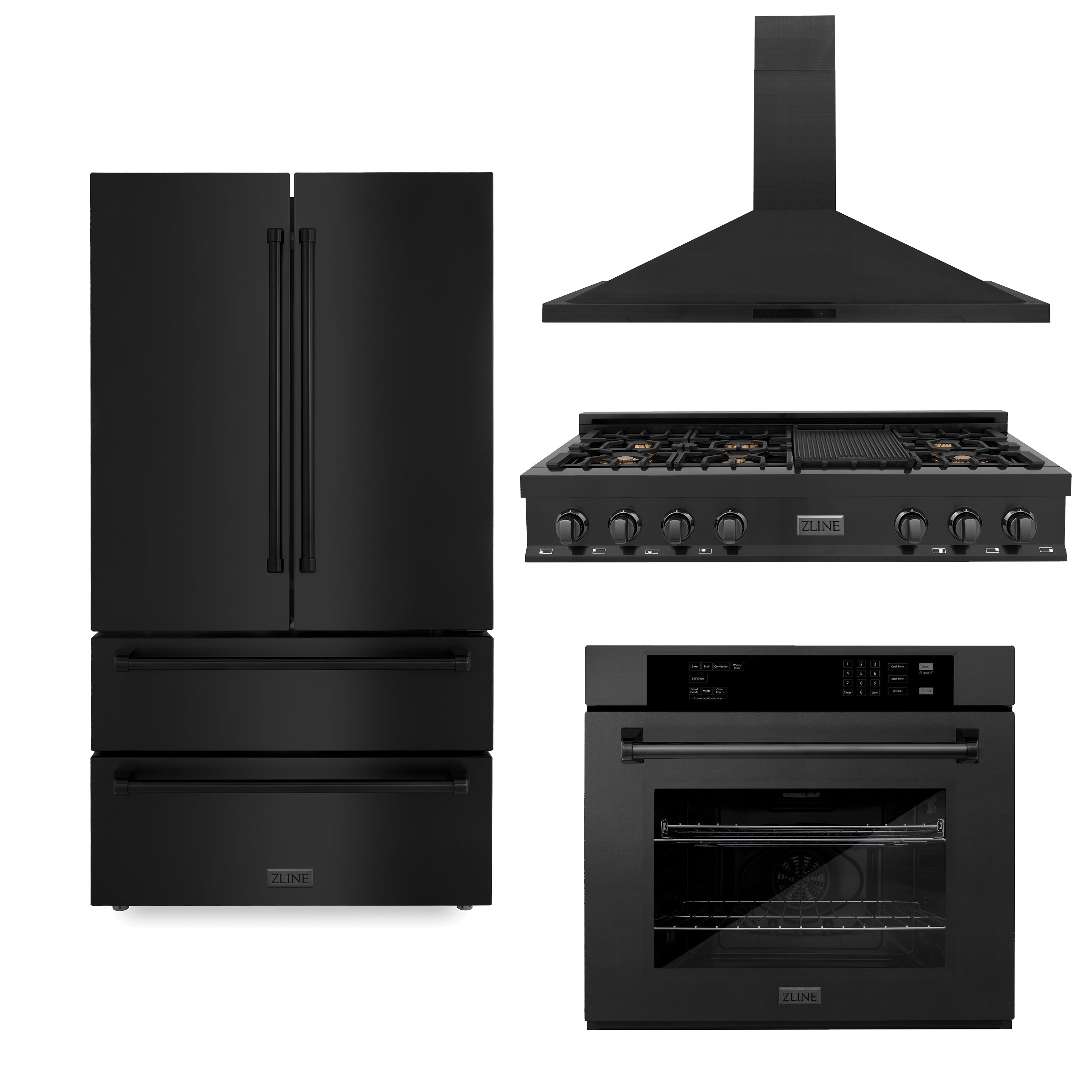 Z-line Kitchen Packages model 4KPR-RTBRH48-AWS