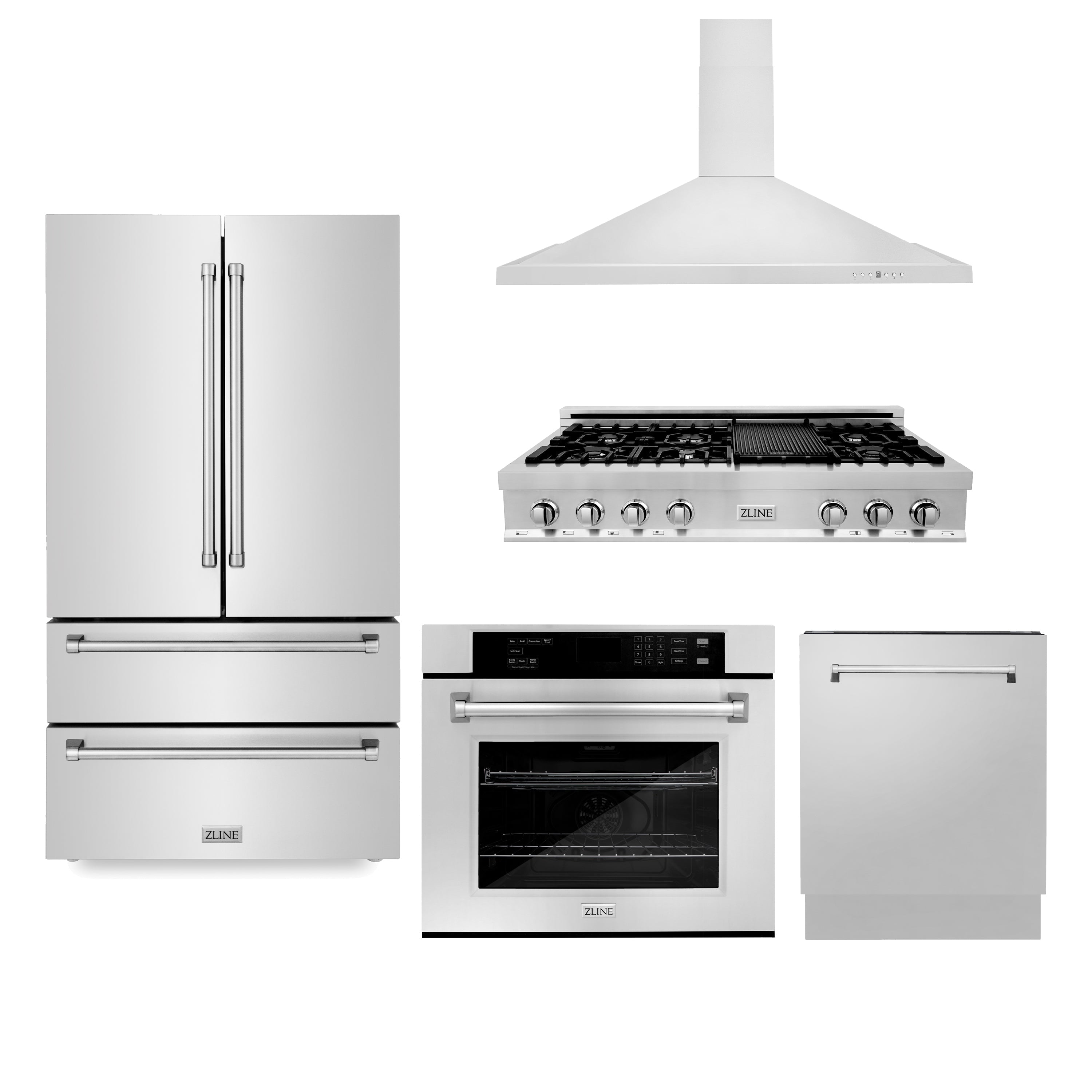 Z-line Kitchen Packages model 5KPR-RTBRH36-AWDDWV