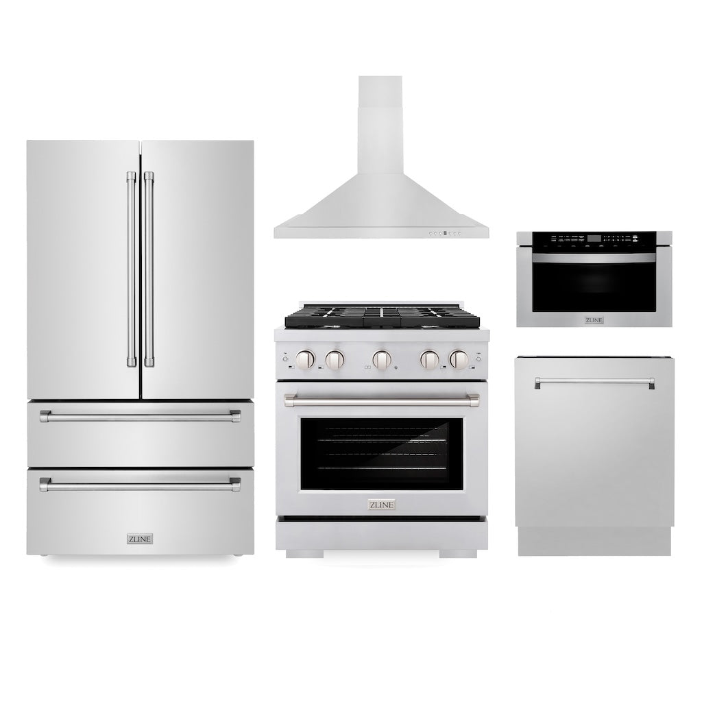 Z-line Kitchen Packages model 5KPR-RTBRH36-AWSDWV