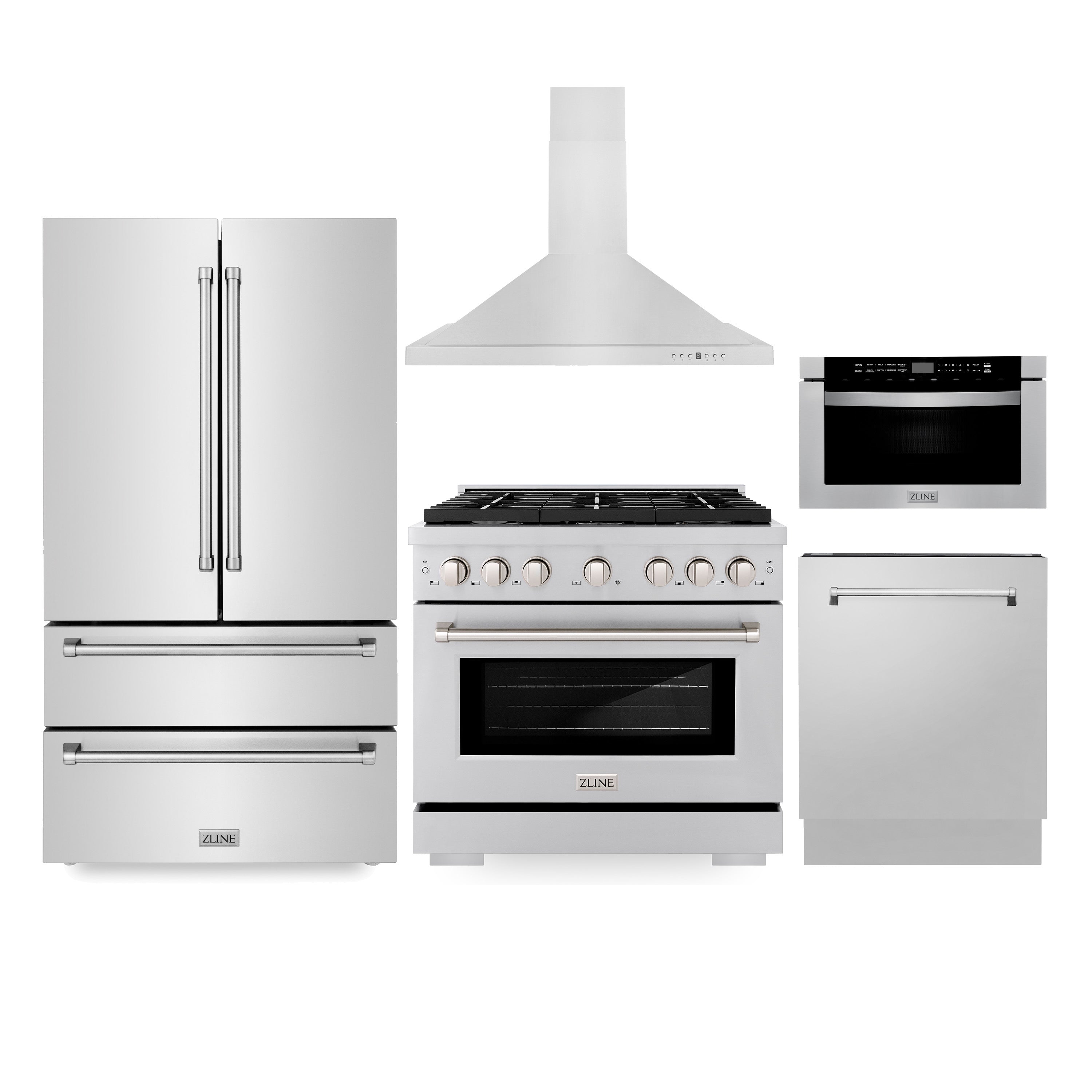 Z-line Kitchen Packages model 5KPR-SGRRH36-MWDWV