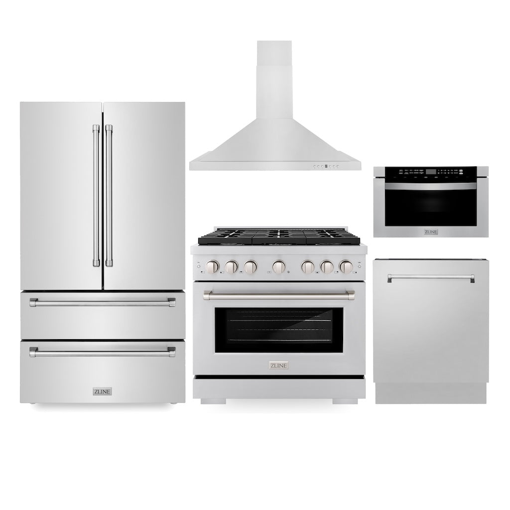 Z-line Kitchen Packages model 5KPR-SGRRH36-MWDWV