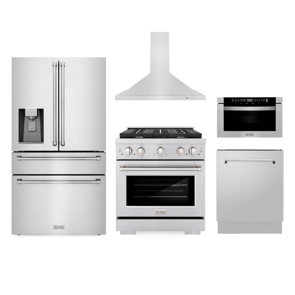 Z-line Kitchen Packages model 5KPRW-SGRRH30-MWDWV