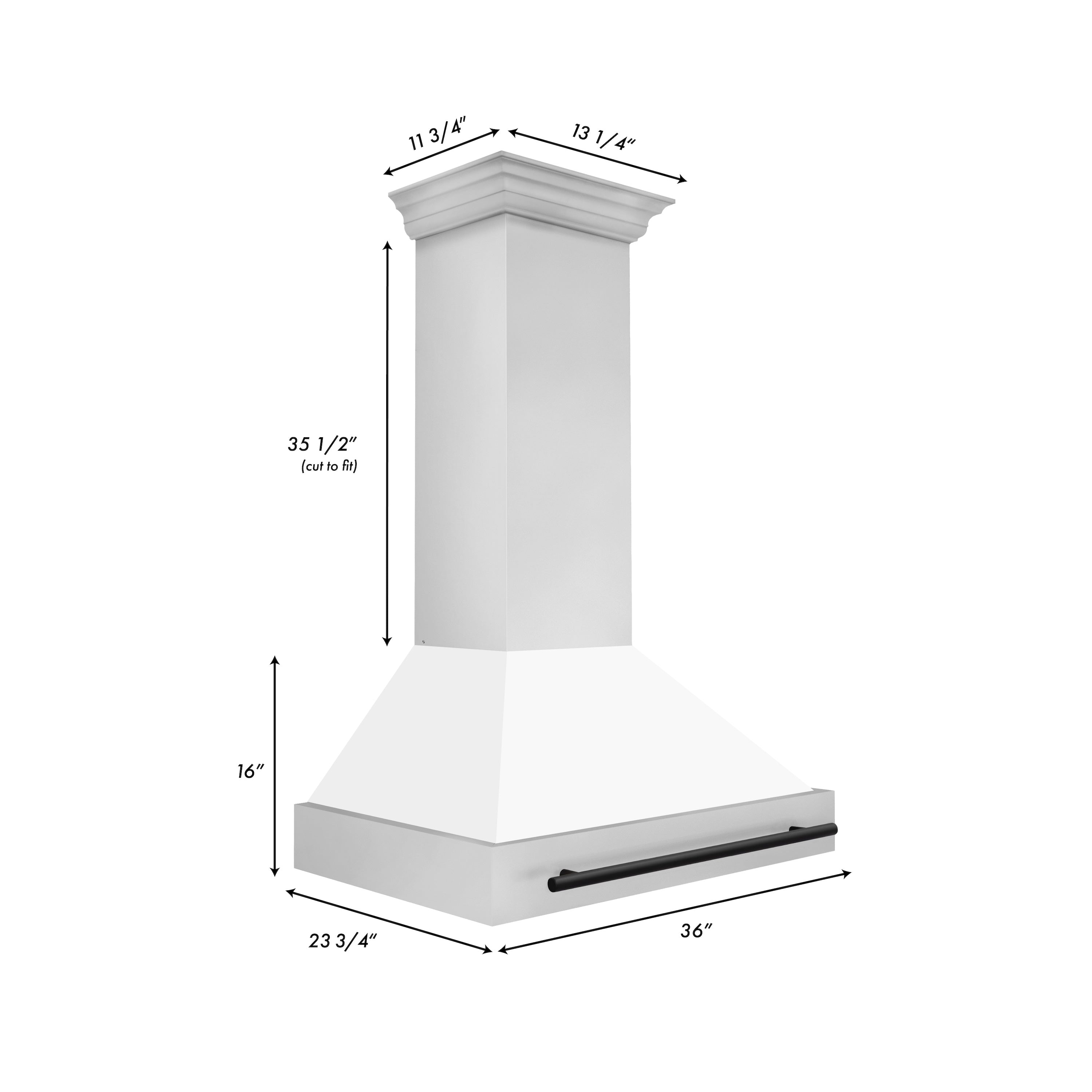 Z-line Kitchen Packages model 3AKP-RARHDWM36-MB