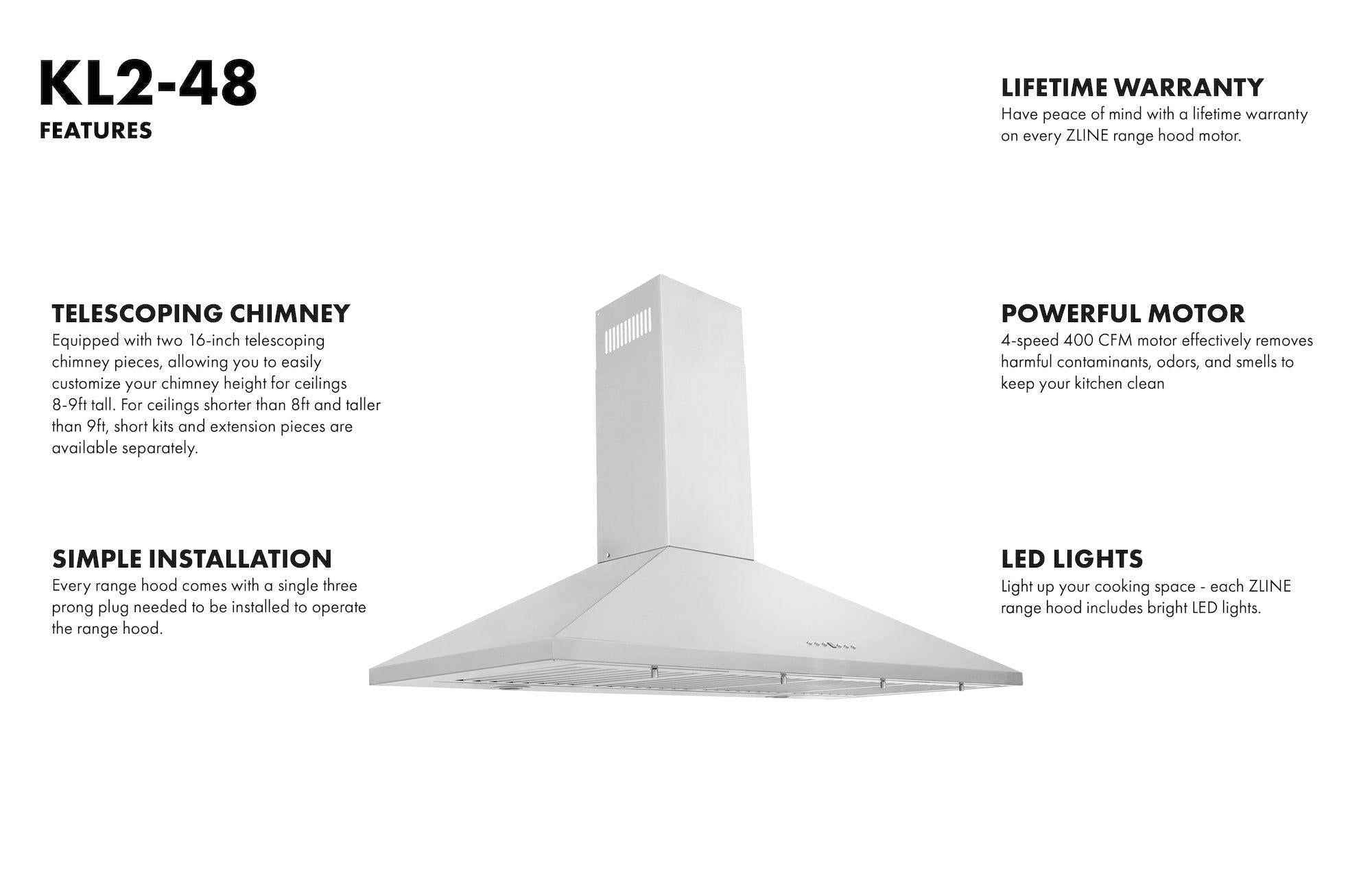 Z-line Range Hoods model KF1-36