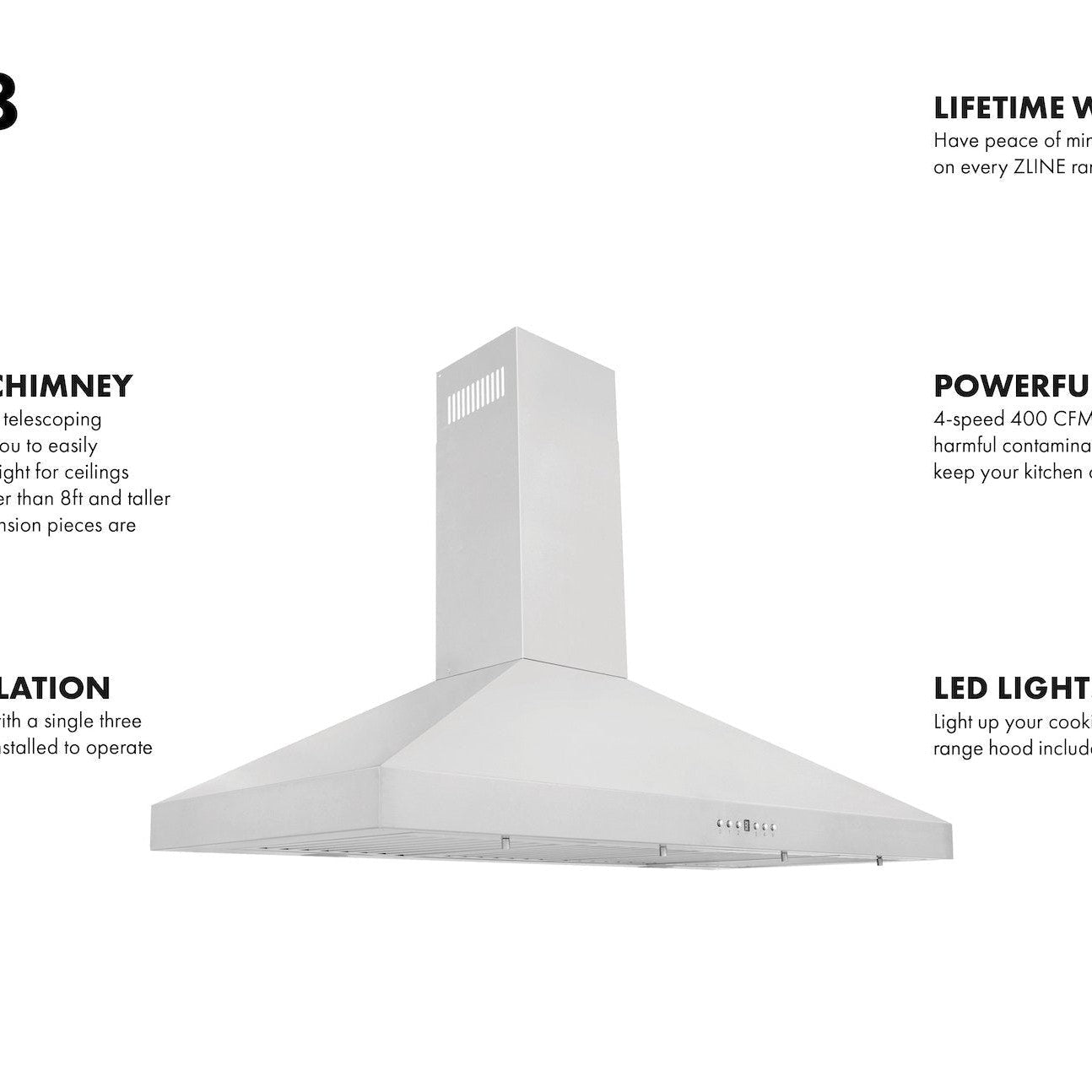 Z-line Range Hoods model KL2-48