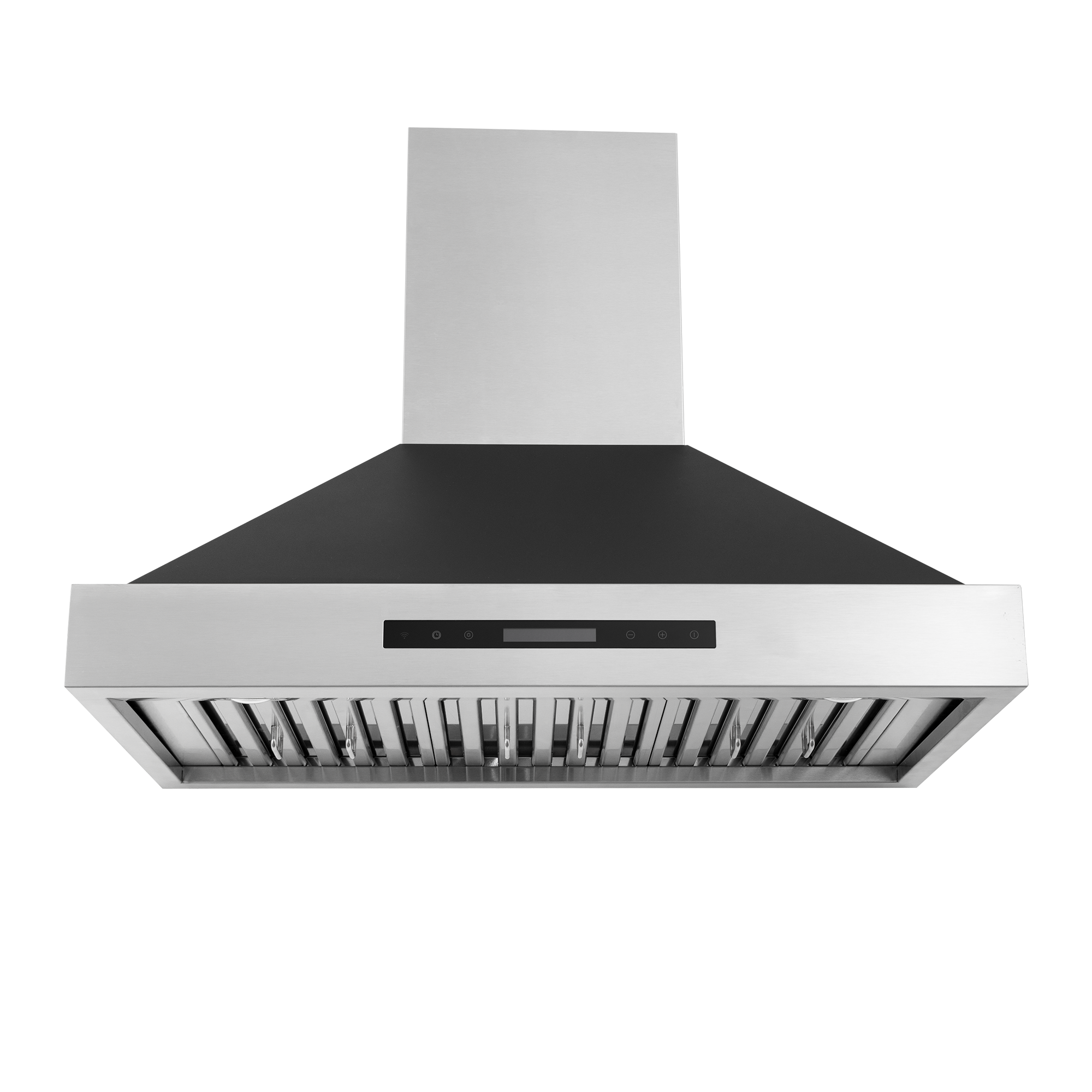 ProlineRangeHoods.com King Air Dream Home wall-mounted range hood in stainless, white, black; 550/1200 CFM ventilation.