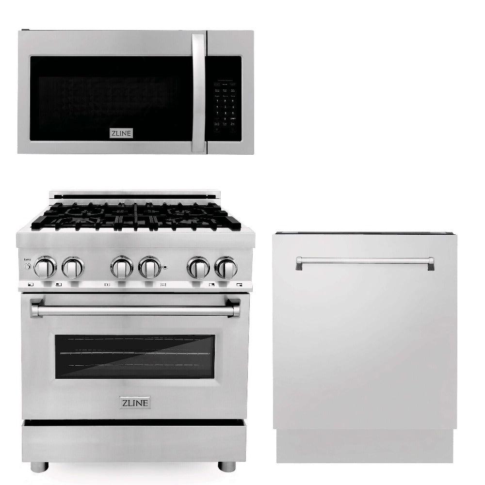 Z-line Kitchen Packages model 3AKP-RAWMRHDWM30-MB