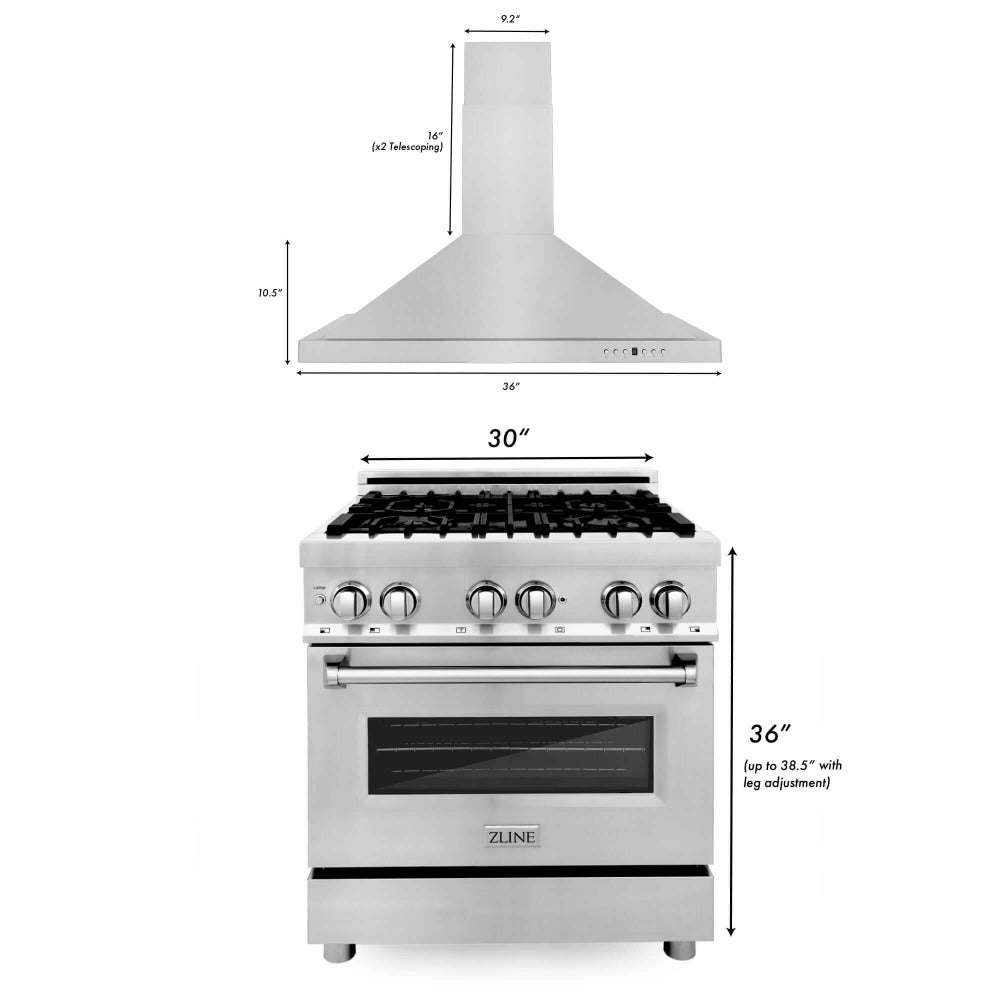 Z-line Kitchen Packages model 2KP-RABMRH30