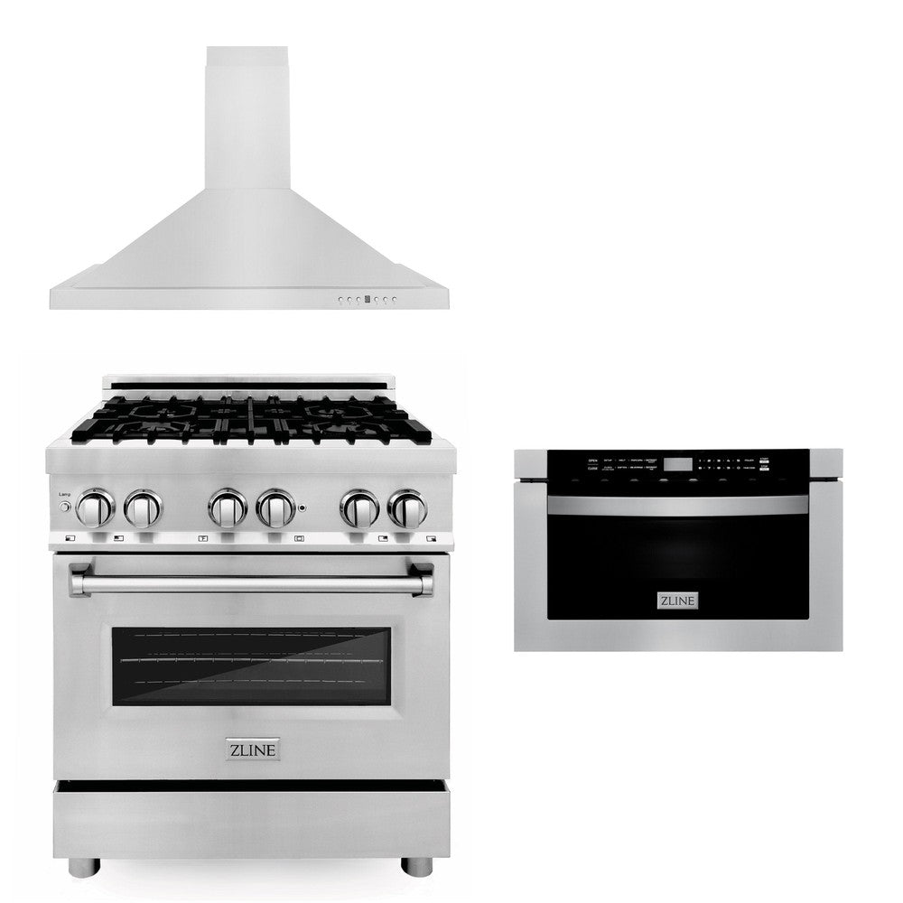 Z-line Kitchen Packages model 3AKP-RAWMRHDWM48-MB