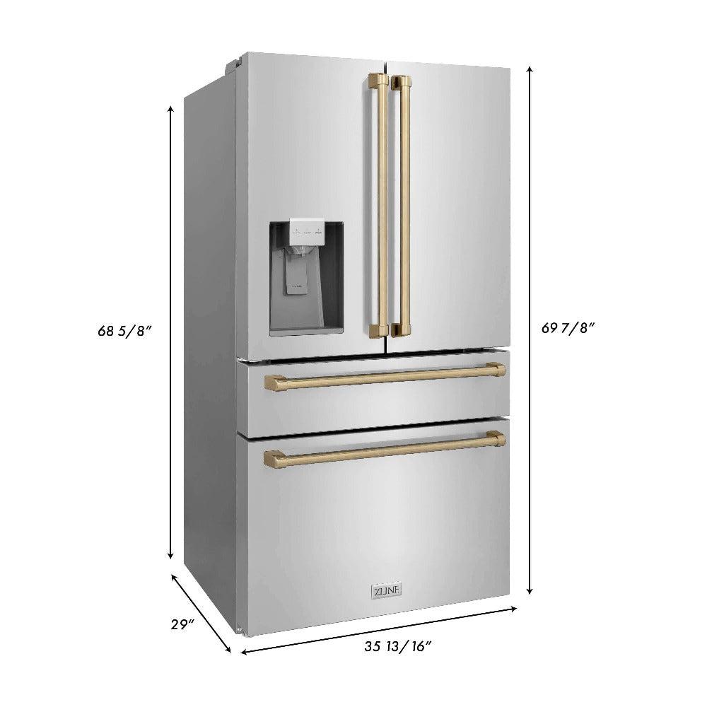 Z-line Kitchen Packages model 3KP-SGRRH36-MW